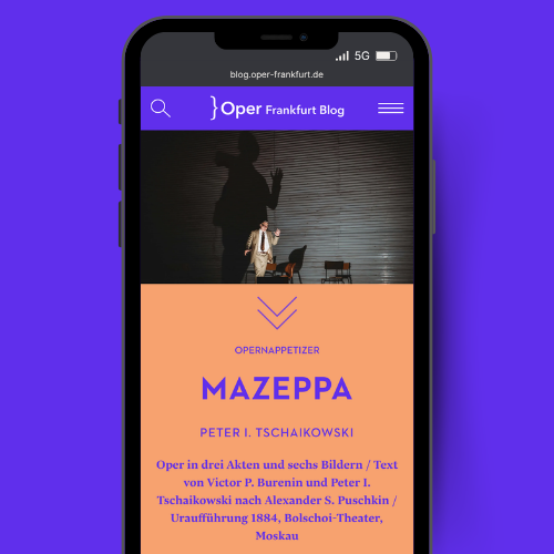 Mazeppa auf dem Blog