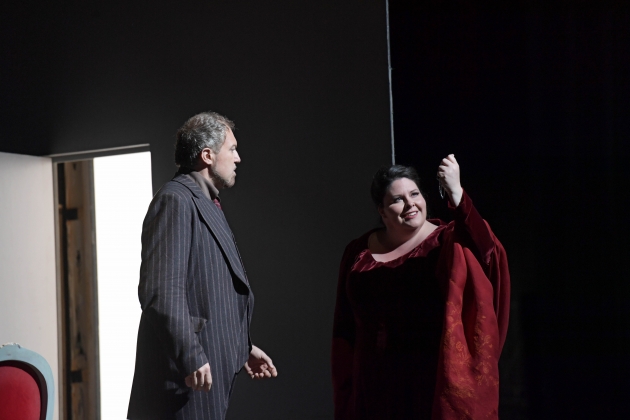Davide Damiani (Michonnet) & Angela Meade (Adriana Lecouvreur)