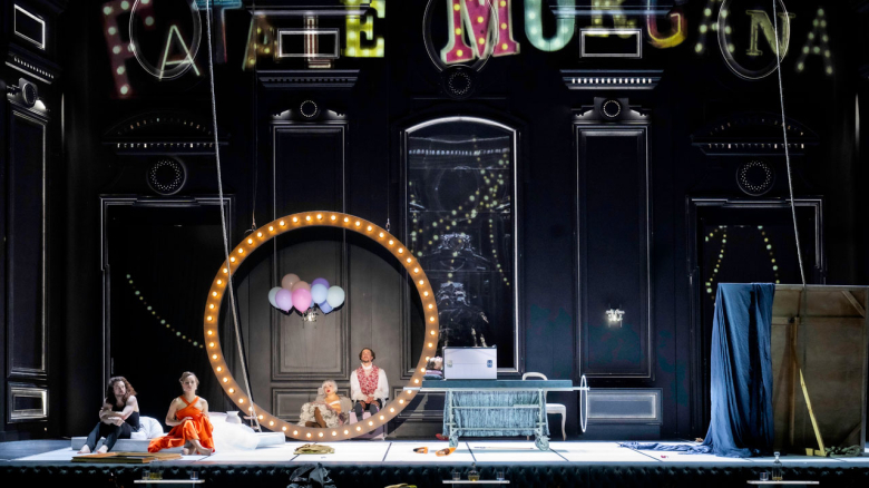 Elmar Hauser (Ruggiero), Monika Buczkowska-Ward (Alcina), Fühere Besetzung (Morgana), Michael Porter (Oronte), Katharina Magiera (Bradamante)