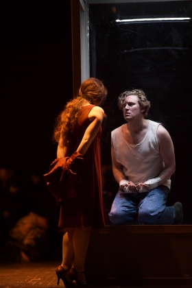 Gal Fefferman (a young woman) & Gordon Bintner (Alexandr Gorjančikov)