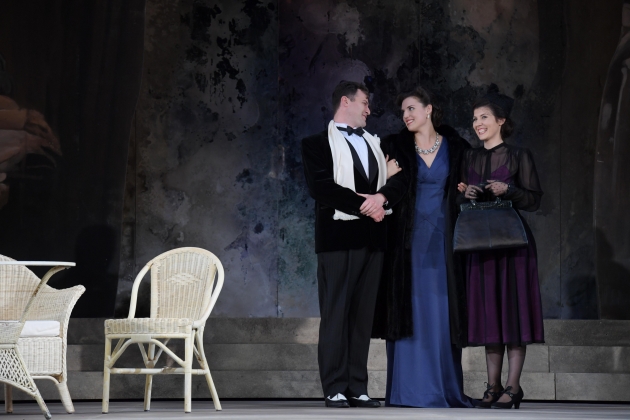 Michael Petruccelli (Ein italienischer Tenor), Kirsten MacKinnon (Die Gräfin), Florina Ilie (Eine italienische Sängerin)