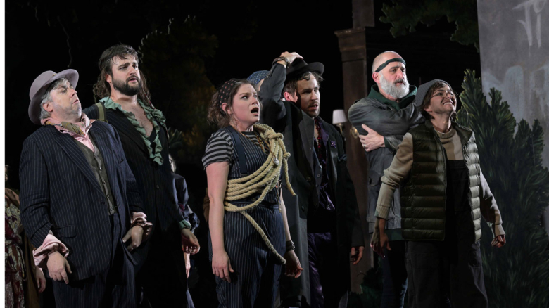Yves Saelens (Pietro), Aleksander Myrling (Barbavano), Elizabeth Reiter (Fiorella), Michael Porter (Falsacappa), Jonathan Abernethy (Carmagnola), Michael McCown (Domino) & Karolina Makuła (Fragoletto)