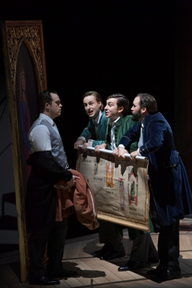 Samuel Levine (Bertoldo), Björn Bürger (Arialdo), Frederic Jost (Ordulfo) & Peter Marsh (Landolfo)