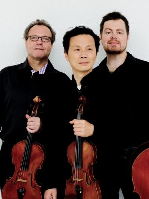 Mathias Bild (Viola), Lin Ye (Violine) Roland Horn (Violoncello)