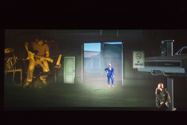 Steffen Ahrens (Ensemble Modern), Elizabeth Reiter (Alice), John Brancy (Pete)