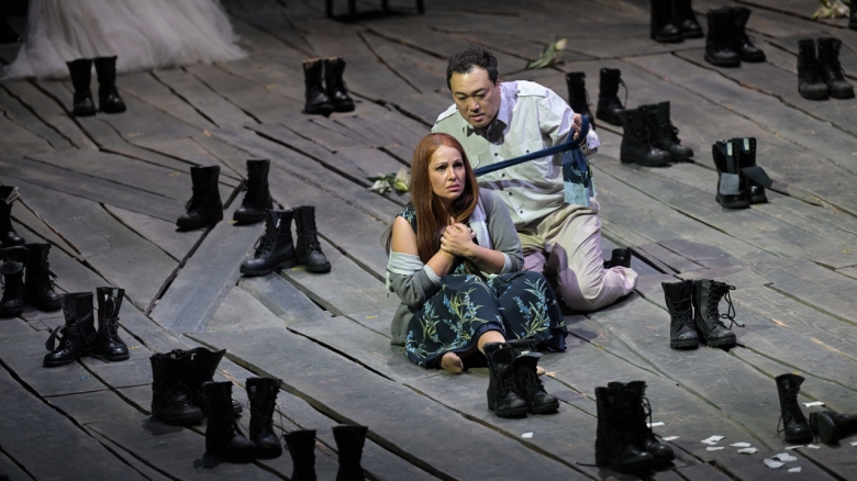 Alfred Kim (Otello), Nino Machaidze (Desdemona)
