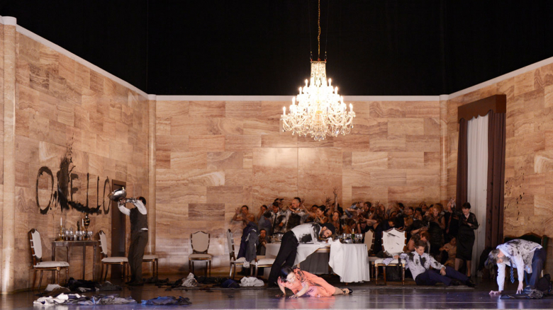 Theo Lebow (Jago), Enea Scala (Otello), Kelsey Lauritano (Emilia), Jack Swanson (Rodrigo) & Thomas Faulkner (Elmiro)