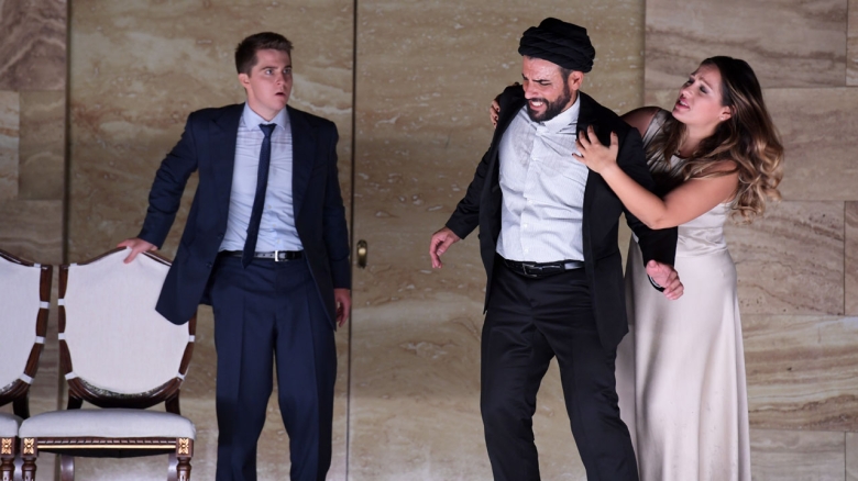Alte Besetzung (Rodrigo), Alte Besetzung (Otello), Nino Machaidze (Desdemona)