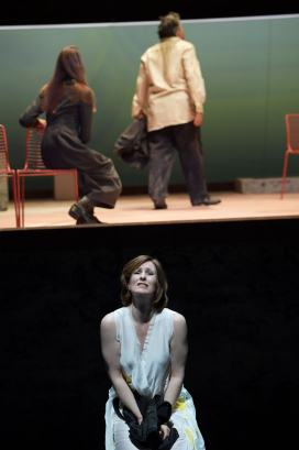 Paula Murrihy (Pénélope),  Joanna Motulewicz (Euryclée) & Eric Laporte (Ulysse),