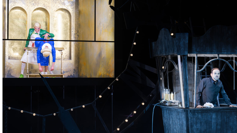 Jarrett Porter (Punch), Cecelia Hall (Judy), Liviu Holender (Choregos)