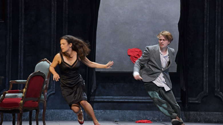 Gloria Rehm (Monica), Marek Löcker (Toby)
