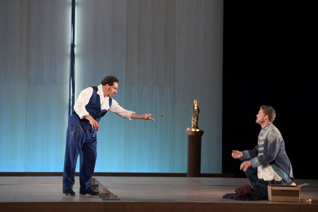 Stefano La Colla (Cavaradossi), Brandon Cedel (Angelotti)