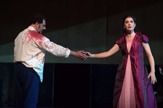 Stefano La Colla (Cavaradossi), Malin Byström (Tosca)