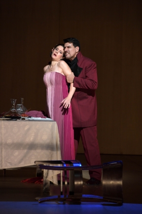 Malin Byström (Tosca), Dario Solari (Scarpia)