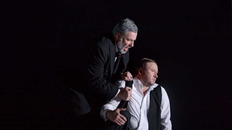 Andreas Bauer Kanabas (King Marke) & Vincent Wolfsteiner (Tristan)