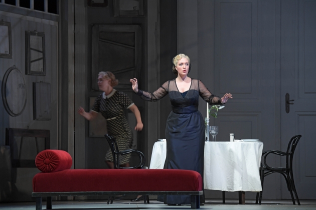 Jessica Strong (Vaness), with Jenny Carlstedt (Erika) in the background