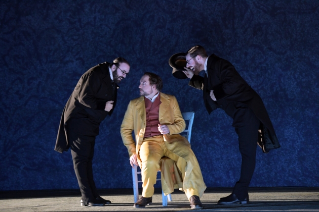 Peter Marsh (Schmidt), Attilio Glaser (Werther) & Barnaby Rea (Johann)