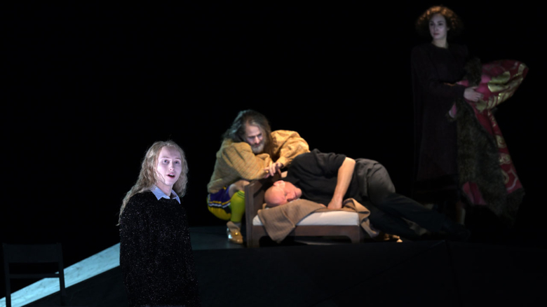 Iurii Iushkevich (The Boy) Michael McCown (Third Angel), Bo Skovhus (The Protector), Cecelia Hall (Second Angel)